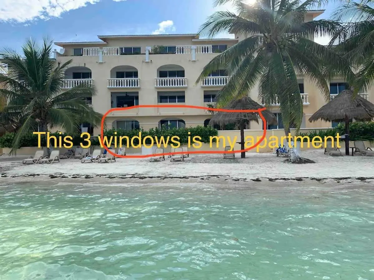 Amazing Steps From The Caribbean Sea, Beach Front Cancun Apartment